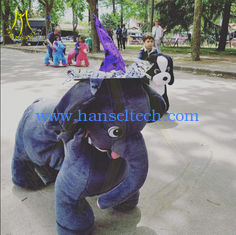Chine Hansel amusement park plush animal design electric animal scooter for mall fournisseur