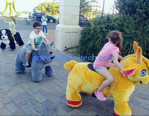 Chine Hansel entertainment games shopping mall electric mountable animal plush ride fournisseur