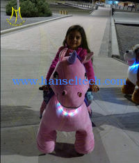 Chine Hansel amusement children walking stuffed animals coin operated rides fournisseur