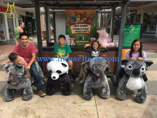 Chine Hansel  kids playground games amusement park rides panda animal scooters for sale fournisseur