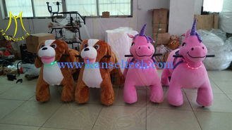 Chine Hansel riding games zoo animals kiddie ride dinosaur park fournisseur