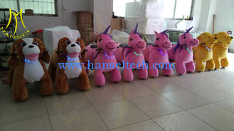 Chine Hansel hot selling kids walking battery operated ride on unicorn for mall fournisseur