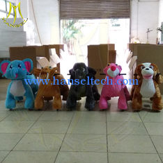 Chine Hansel shopping mall electric mountable animal plush ride for children fournisseur