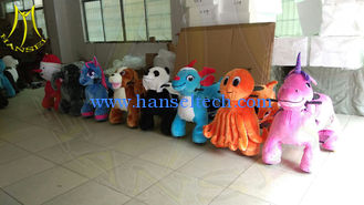 Chine Hansel wholesale plush animal electric indoor coin operated animal rides fournisseur