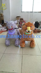 Chine Hansel wholesales funfair plush animal toy car dinosaur 24 volt ride on toy for kids and adults fournisseur