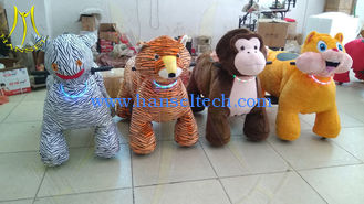 Chine Hansel Guangzhou wholesale kids battery  plush animal electric scooter moving toy electric ride on animal fournisseur