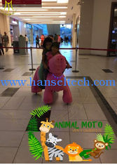 Chine Hansel  zoo park animal walking plush battery motorized plush animal for amusement park fournisseur