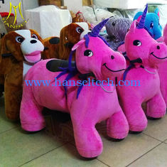 Chine Hansel indoor mall plush battery animal kids electric rides on animal fournisseur