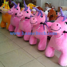 Chine Hansel shopping mall electric mountable plush motorized animal for sale fournisseur
