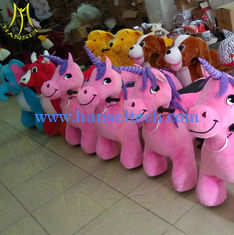 Chine Hansel amusement stuffed battery operated kiddie indoor ride on animals fournisseur