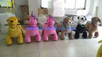 Chine Hansel Christmas plush moving animal toy ride on bike china animal toys ride for sales fournisseur