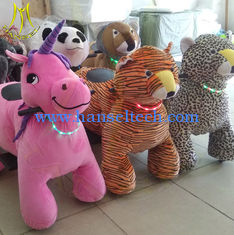 Chine Hansel amusement games children plush battery operated electric ride on animals fournisseur