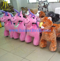 Chine Hansel children funfair plush battery operated electric ride on stuffed animals fournisseur