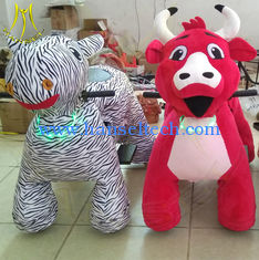 Chine Hansel amusement park games plush animales mountables electric toy rides fournisseur