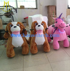 Chine Hansel hot selling electric stuffed coin operated mountable animal rides fournisseur