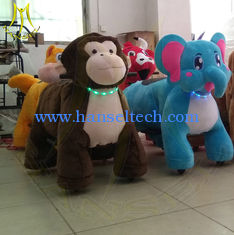 Chine Hansel electric funfair plush battery operated stuffed animal toys ride fournisseur