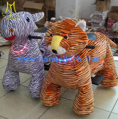 Chine Hansel hot selling children games stuffed ride on plush motorized animals fournisseur