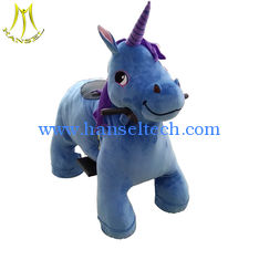 Chine Hansel non coin walking animal unicorn ride for birthday parties large plush ride toy fournisseur
