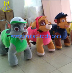 Chine Hansel amusement park games electric walking ride on plush animal fournisseur