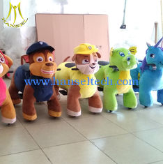 Chine Hansel coin operated electric plush motorized animal electric ride on horse toy fournisseur