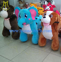 Chine Hansel entertainment game machine electric plush ride on walking animals fournisseur