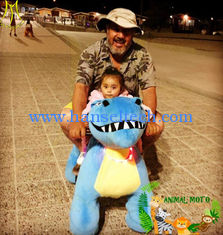 Chine Hansel  outdoor entertainment park riding dinosaur toys scooter   for adult and kids fournisseur
