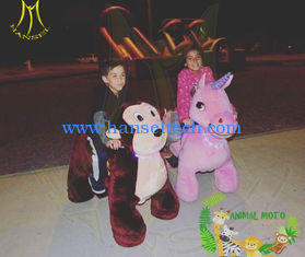 Chine Hansel  rides kids amusement park  rides unicorn motorized plush animal fournisseur