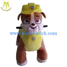 Chine Hansel wholesale battery powered animal toy plush electrical animal dog scooter fournisseur