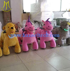 Chine Hansel amusement park electric plush animal motorized horse toy for sale fournisseur