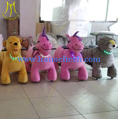 Chine Hansel amusement stuffed animal electric ride on furry animal fournisseur