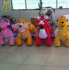 Chine Hansel amusement park electric children play game coin operated ride on animals fournisseur