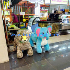 Chine Hansel amusement park battery animal kids plush electric rides on animal fournisseur