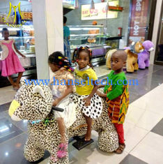 Chine Hansel amusement park stuffed animal electric ride on furry animal for kids fournisseur