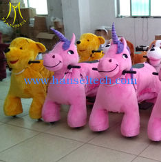 Chine Hansel  safari kids horse battery plush electrical animal toy car for mall fournisseur