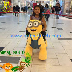 Chine Hansel shopping mall coin operated plush outdoor ride walking animals fournisseur