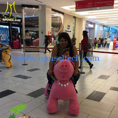 Chine Hansel children funfair moving electric battery operated ride on plush animals fournisseur