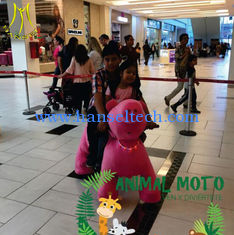 Chine Hansel amusement plush kid riding horse toy stuffed motorized animal fournisseur