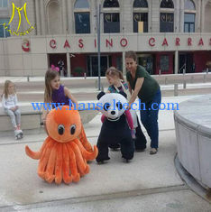 Chine Hansel  plush toys stuffed animals on wheels plush animal electric scooter fournisseur