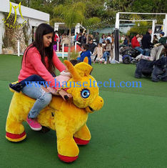 Chine Hansel  hot selling battery operated plush unicorn electric scooter ride on toy unicorn fournisseur