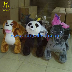 Chine Hansel amusement park games electric mountable plush motorized animal fournisseur