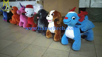 Chine Hansel amusement playground battery operated ride on stuffed animals fournisseur