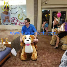 Chine Hansel amusement chinese electronic toys ride on plush motorized animals fournisseur