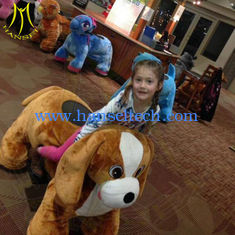 Chine Hansel amusement park battery operated kids motorized plush animal fournisseur