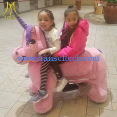 Chine Hansel indoor playground walking battery operated ride on plush toy horse fournisseur