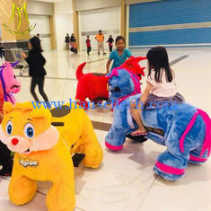 Chine Hansel arcade games machines kids ride on stuffed walking animals fournisseur