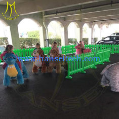 Chine Hansel amusement park battery operated ride on electric animal scooter fournisseur