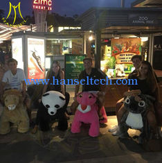 Chine Hansel amusement park kids walking battery operated ride on stuffed animals fournisseur