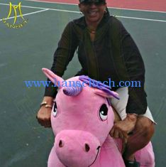 Chine Hansel amusement park electric walking robot ride on plush animals fournisseur