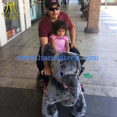 Chine Hansel electronic walking plush carnival games ride stuffed horse toys fournisseur