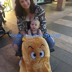 Chine Hansel indoor entertainment stuffed walking rideable animals toy car for mall fournisseur